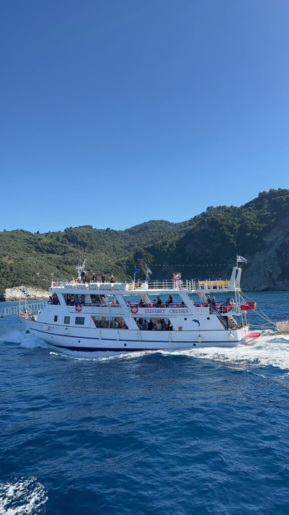 Join Elisabet Cruises for a trip around the Northern Sporades: Skiathos, Skopelos and Alonissos! You’ll experience true summer joy with music, a drink, and maybe a dance or two with the best company.